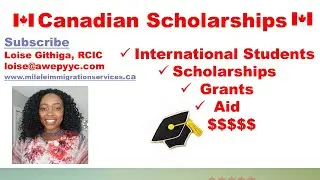 Canadian University Scholarships And Grants For International Students. Masters, PHD, Degree Part 1