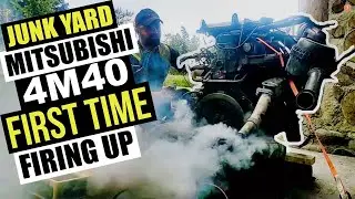 HOW TO START 4M40 DIESEL ENGINE OUTSIDE OF MITSUBISHI DELICA | WIRING, PRIMING, PURGING, STARTING UP