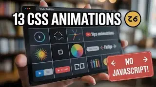 CSS Animation Project for Beginners | No JavaScript Required | CSS Animations with HTML & CSS Only