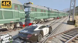Vapid Dominator GTX 2024 Interceptor Driving with PS5 Dual Sense Controller - GTA V 4K
