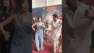 Fun moments from the trailerlaunch of #LondonNahiJaunga ||kinza stories#short