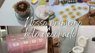 Dia De Limpeza e Organização. Fiz um Bolo Lindo #bolo #decorandoacasa