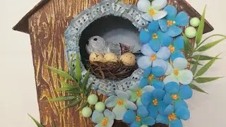Декоративный скворечник своими руками.