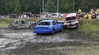 Pine Point Demo Derby with a power puff round that kept going and going