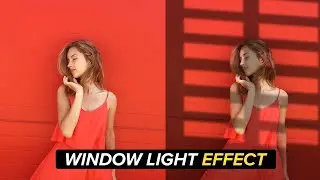 Window light effect in Photoshop - Photoshop beginners tutorial