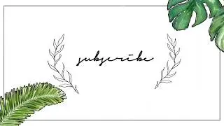 🌿 Minimalist Intro Template 🌿