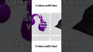 2 robux outfit idea!! #shorts