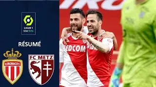 Monaco - Metz - Highlight 4-0 - Large vainqueur, Monaco monte sur le podium de la ligue 1 !