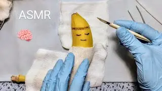 ASMR Banana Brain Surgery | Realistic, Relaxing, Satisfying