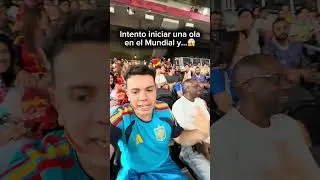I try to start a wave at the World Cup and this happens 