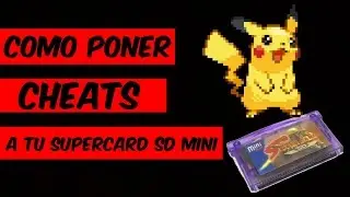 Como Poner Cheats en SuperCard SD Mini ★ Tutorial!