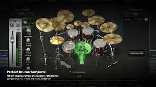 Perfect Drums Multi-Out Premixed Template for Studio One