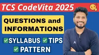 🚀 TCS CodeVita 2025 Full Guide + Important Coding Questions | MUST WATCH for Fresher