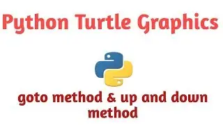 Python Turtle Graphics - How To Move Turtle | goto Method