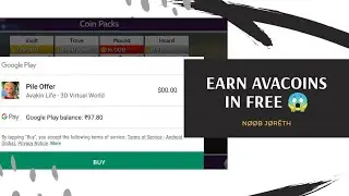 HOW TO PURCHASE AVACOINS IN FREE WITHOUT USEING REAL MONEY | NOOB JORETH