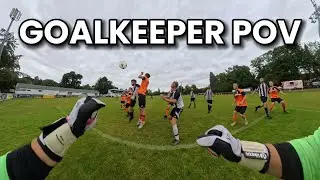 Goalkeeper POV in a Match.. I Scored a Goal!