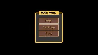 Unity Main Menu Design