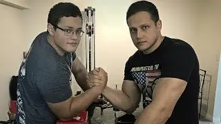 Arm Wrestling with Brother | Training 2020