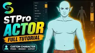 STPro Actor Full Tutorial | Create Unique Custom Characters Without Drawing