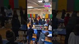 Les affirmations positives à la charter school french American à Harlem  New York !