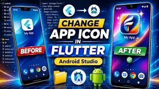 How to Change App Icon in Flutter Android Studio |🔥 100% Working Method (2026)