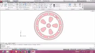 AutoCAD 2d Create a Rim in AutoCAD ( CWPS MECHANICAL )