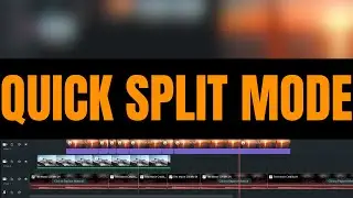 Using Quick Split Mode in Filmora 13