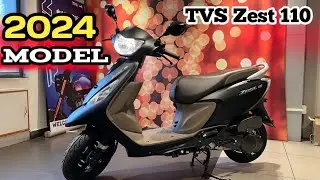 New TVS Zest 110 2024 Model Detailed Review | Warranty Detailed | On Road Price Mileage | New Update