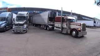 2324 Beautiful Peterbilt backing up