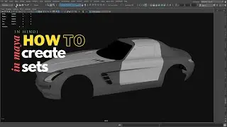 how to create a set ?/how to create a quick-select set?/how to save the selection in Maya?