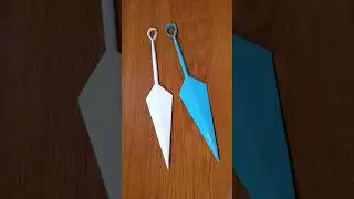 Origami Kunai Knife #shorts