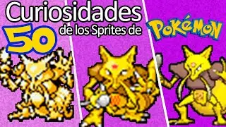 50 Curiosidades sobre SPRITES de POKEMON!
