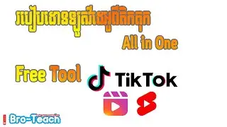 How to download videos from tiktok one profile | របៀបដោនឡូតវីដេអូពីតិកតុក all in One #freetools
