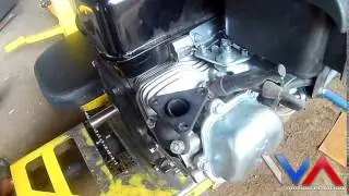 Звук двигателя Lifan без глушителя)))
