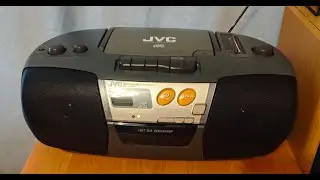 Магнитофон JVC RC-X260 разборка, чистка, ремонт замена лазера KSS-213C