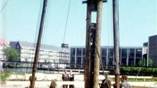 Eerste paal 2e Openluchtschool Amsterdam 1962