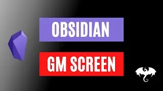 Obsidian GM screen