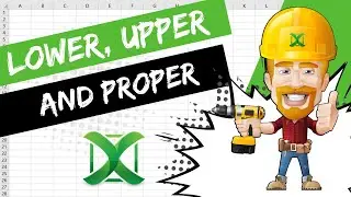 Excel - lower, UPPER and Proper letters in words | Excel Tips 99