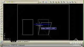 Autocad 2D design(use of copy, stretch, mirror commands)