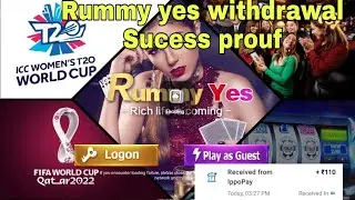 Rummy yes withdraw problem | rummy yes payment proof | rummy yes winning trick.#Rummyyes #earning