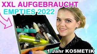 XXL AUFGEBRAUCHT | MAKEUP EMPTIES 2022 🤩