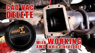 How to Delete the Jeep YJ CAD System (Posi-Lok Install Guide) with working 4WD indicator light