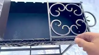 Мангал с печкой для казана