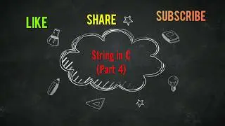 String in C Programming (Part 4) ll By Manu Agarwal