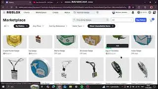 Roblox badges I could find in the catalog... (Katalogda bulabildiğim roblox rozetleri)