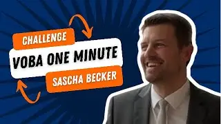 Voba aW 1 Minute Challenge mit Sascha Becker