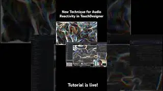 New technique for Audio Reactivity in TouchDesigner. Tutorial is live now