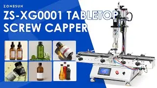 ZONESUN ZS-XG0001 Tabeltop Semi Automatic Capping Machine