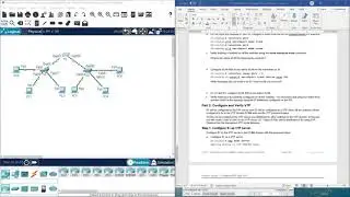 (CCNP ENCOR v8) 5.2.1 Packet Tracer - Configure VTP and DTP