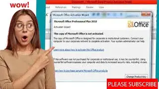 HOW TO FIX (PRODUCT ACTIVATION FAIL)